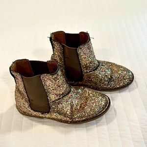 J. Crew Girls Glitter Boots 🌈
